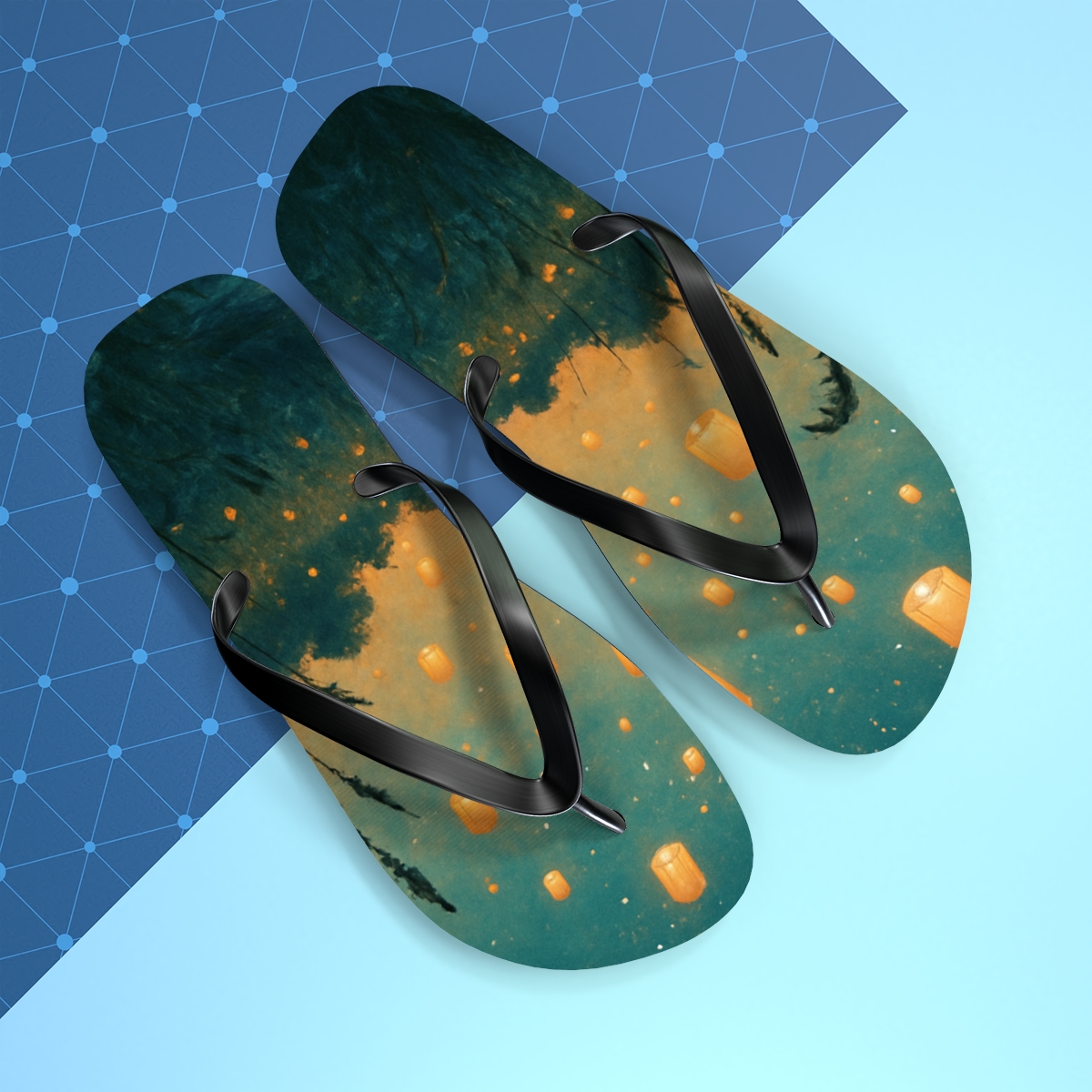 Midsummer Lantern Drift soft sole flip flops