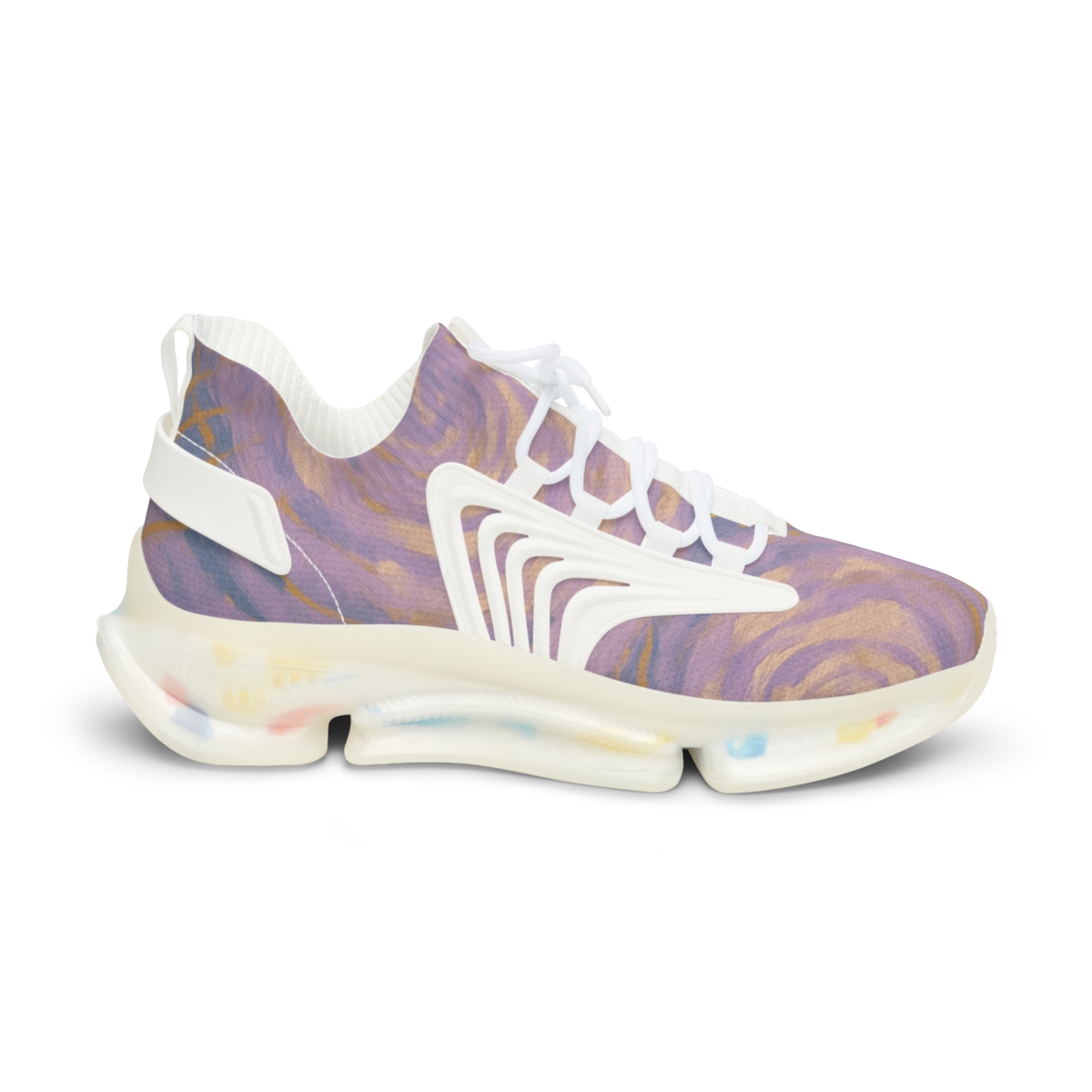 Petal Spiral Matrix unique printed sneakers