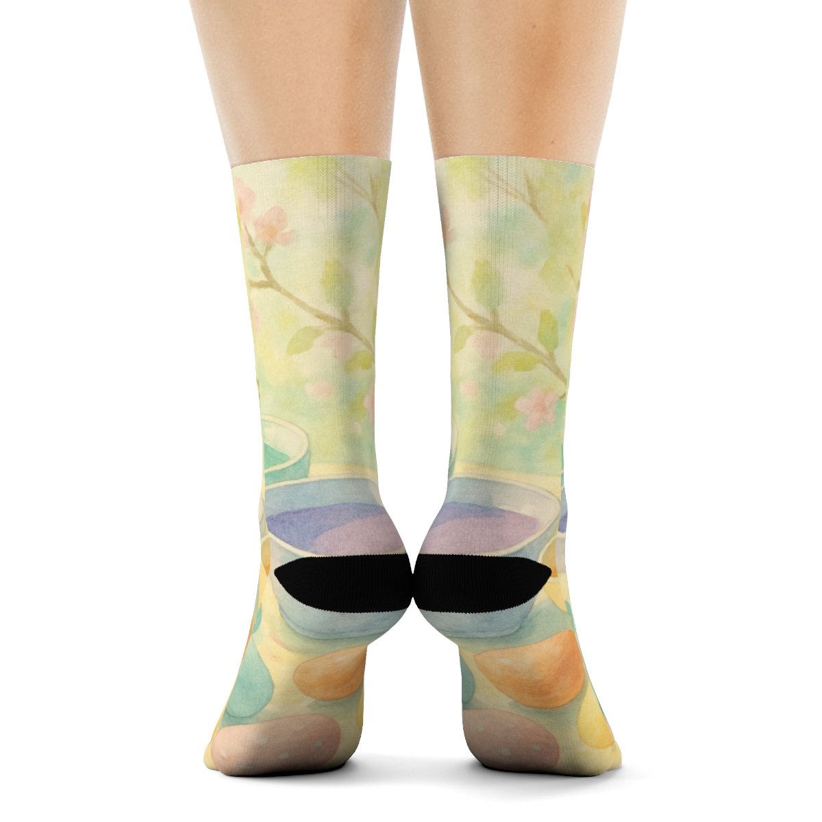 Spring Equinox Egg Dye Daydream stylish patterned socks