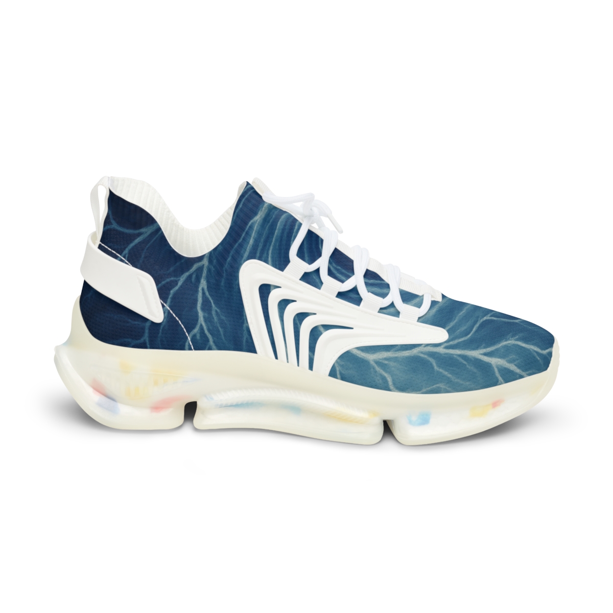 Vortex Ripple Vein Confluence unique printed sneakers