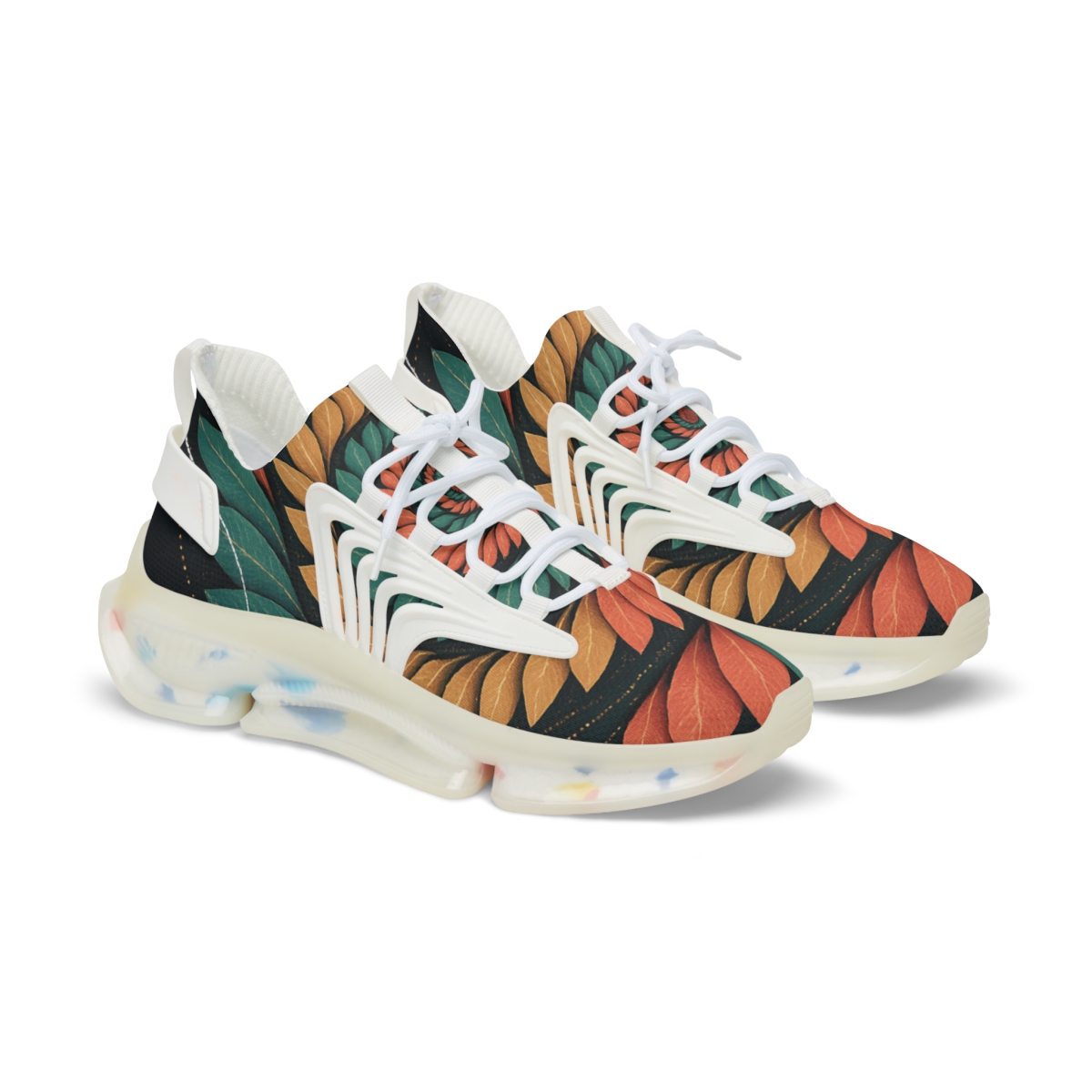 Lotus Pulse Spiral unique printed sneakers