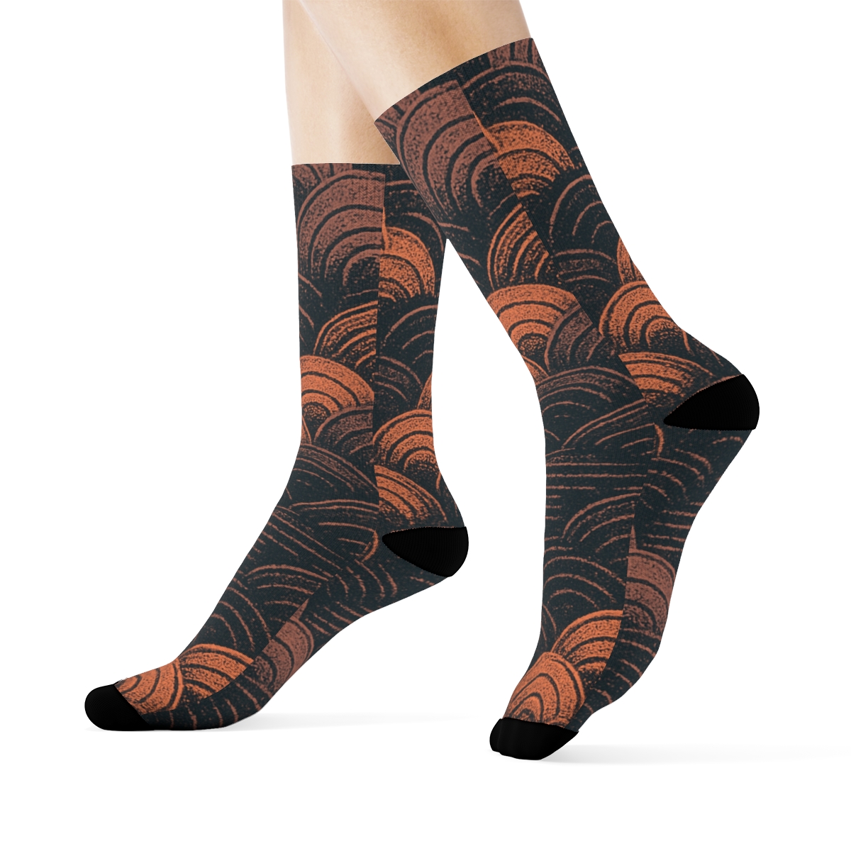Peony Tessellation Pulse trendy colorful socks