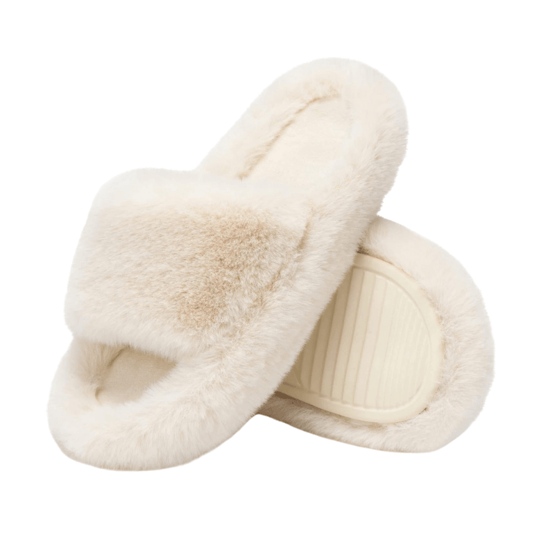 Cozy Faux Fur Slide Slippers