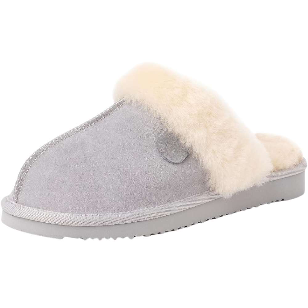 Fireside Shearling Fur Scuff Slippers