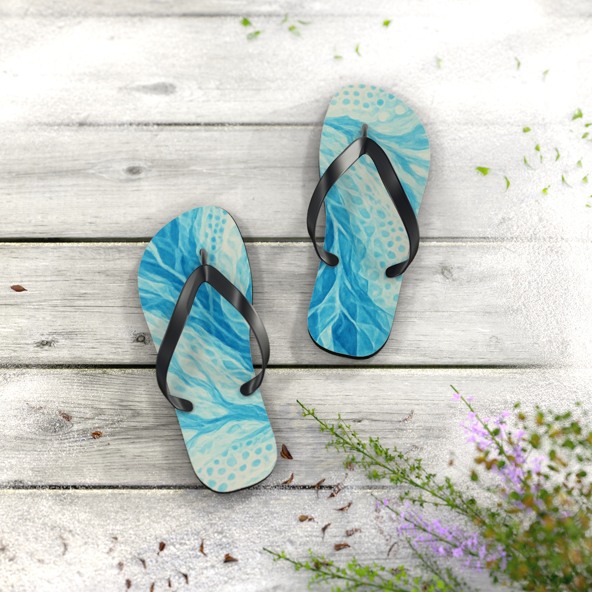 Crystal Tide Essence Flip Flops