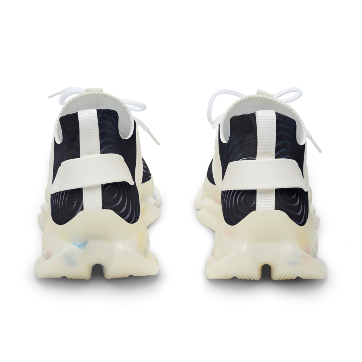 Moire Orbit Weave comfortable running sneakers