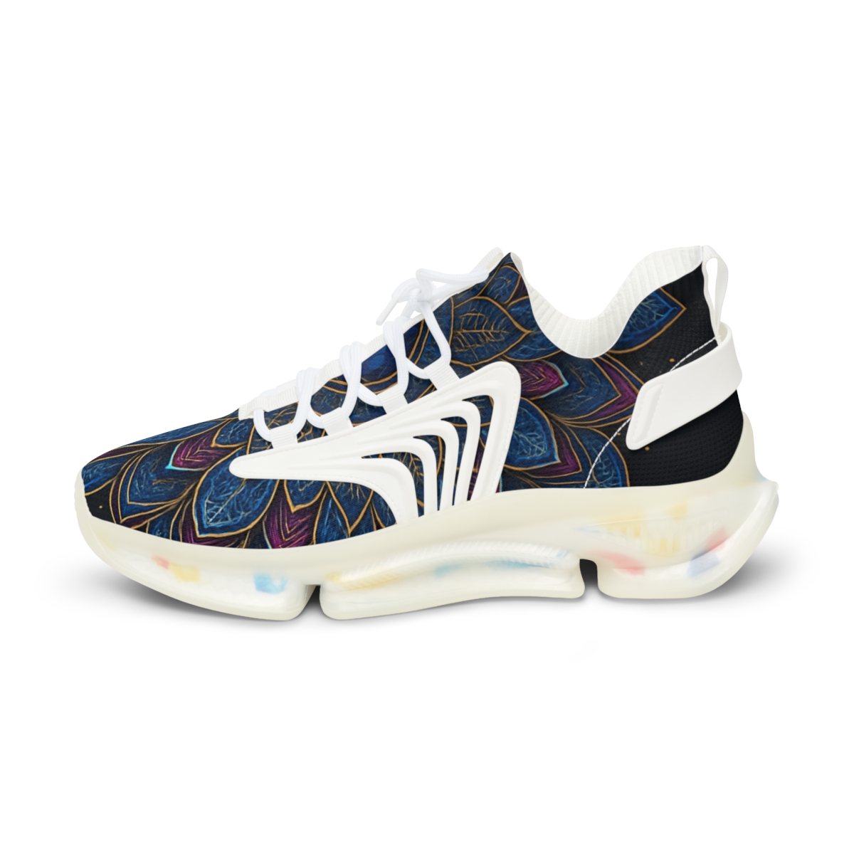 Prismatic Orbital Filigree Wheel personalized athletic sneakers