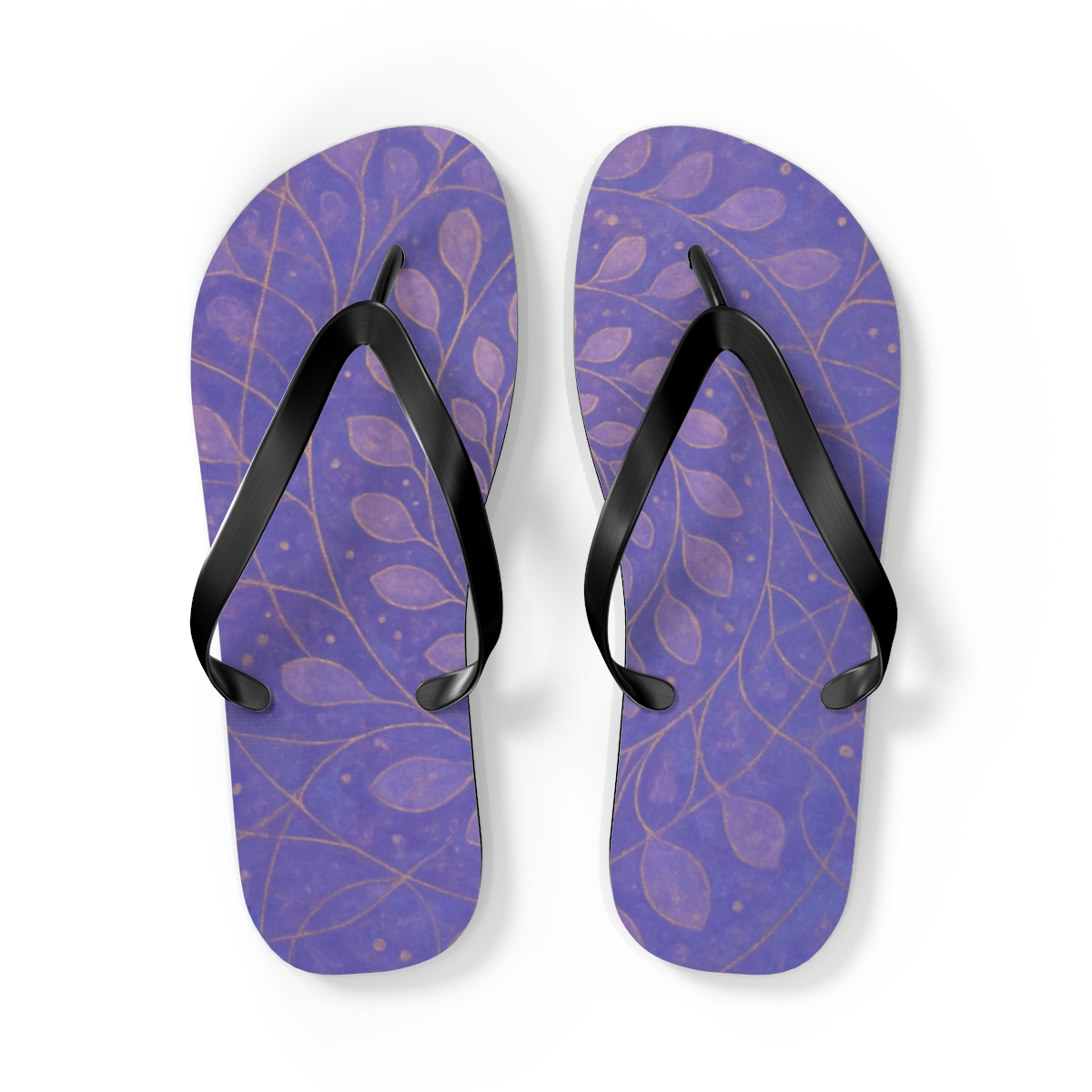Lavender Bloom Reverie Flip Flops