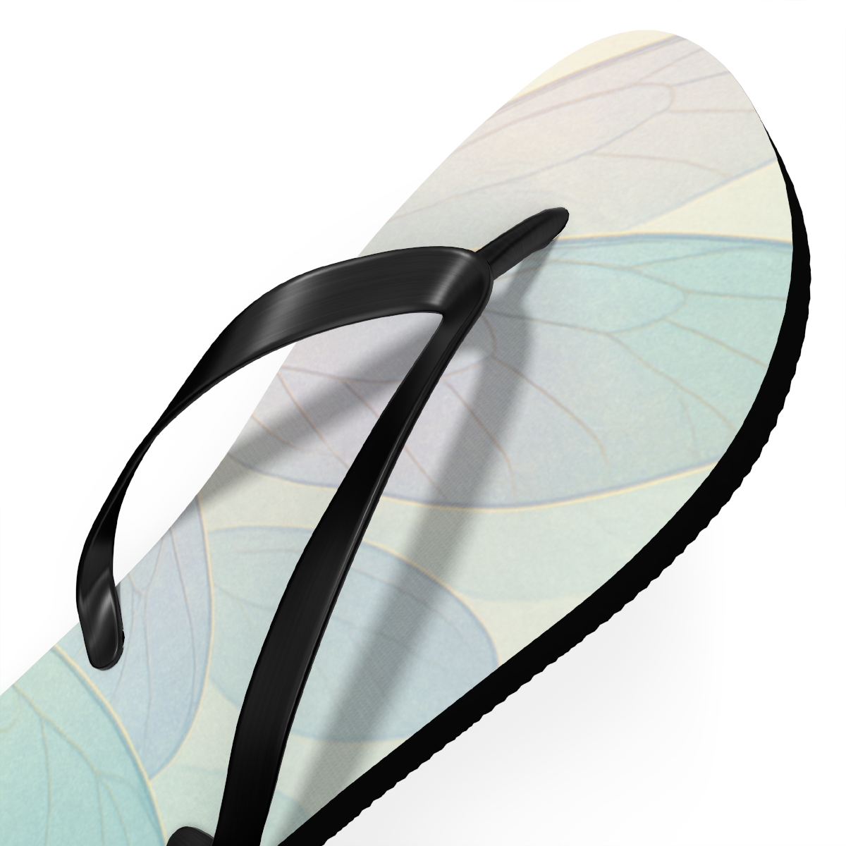 Prismatic Swarm Of The Glasswing Insect personalized beach flip flops