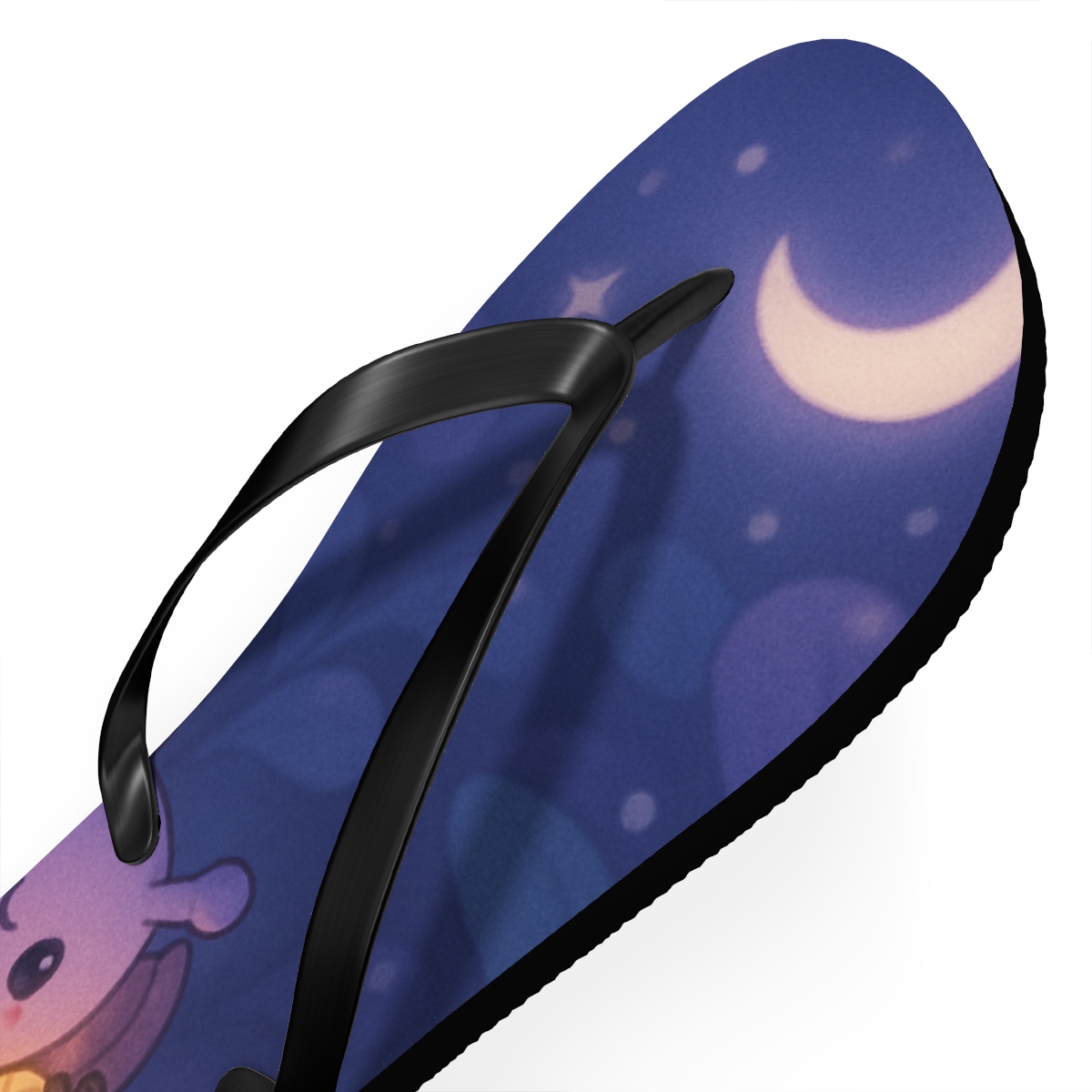 Lavender Lantern Snail Parade stylish summer flip flops
