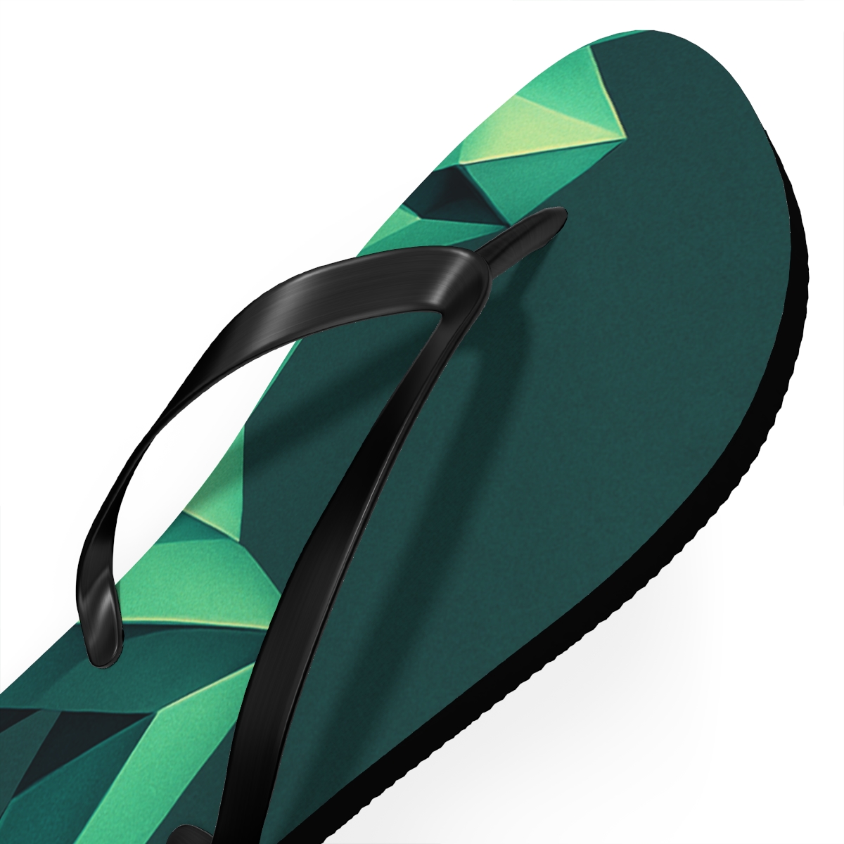 Praying Mantis Stillness Geometry trendy printed flip flops