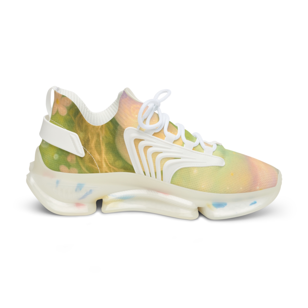 Spring Equinox Painted Egg Nebula stylish casual sneakers