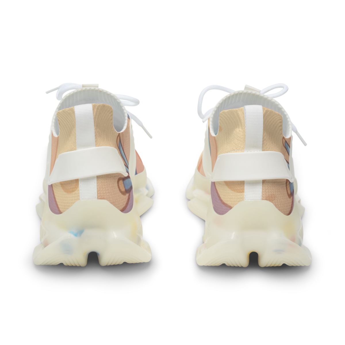 Moonlit Pudding Observatory Pals unique printed sneakers