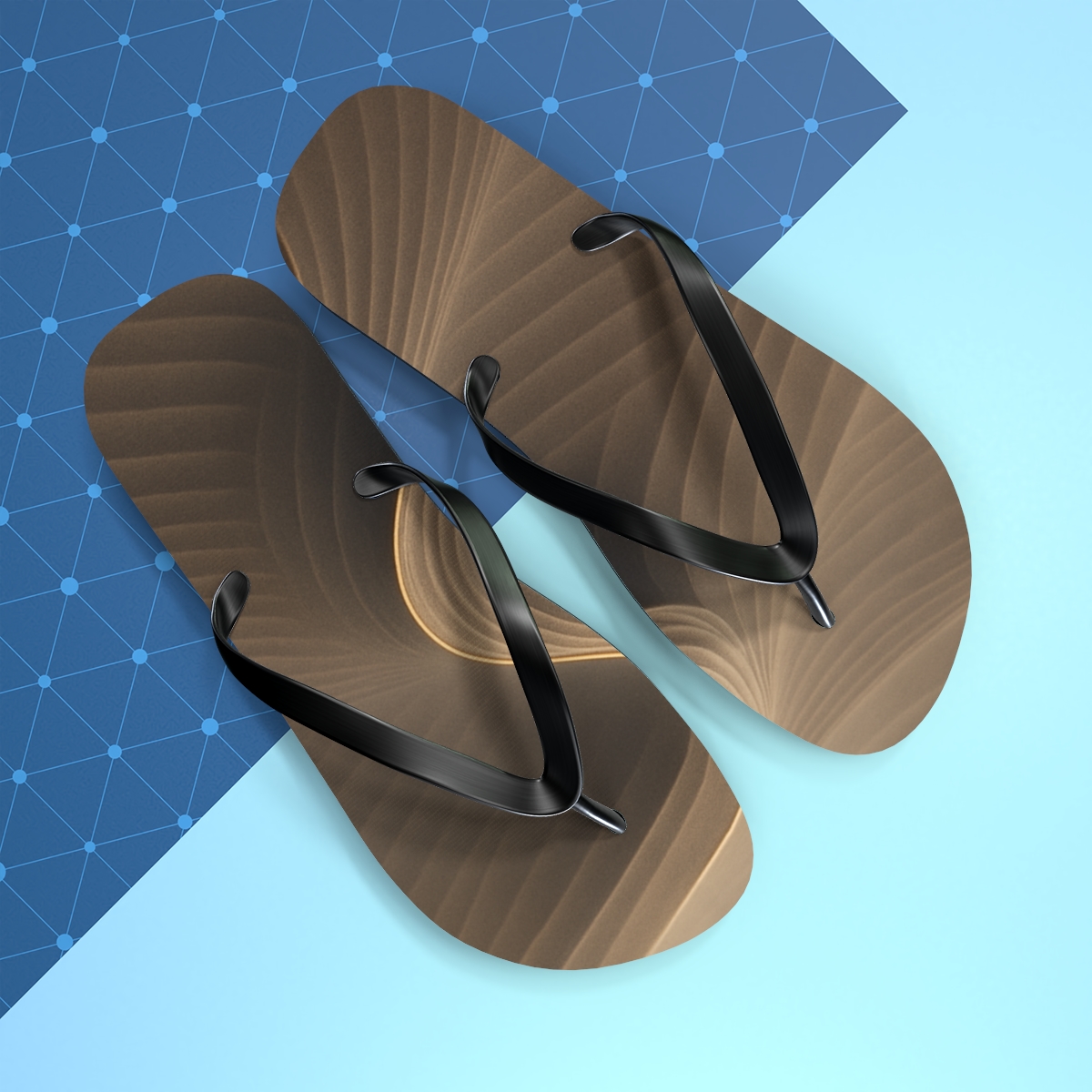 Wind Sculpted Arc Weave comfortable casual flip flops