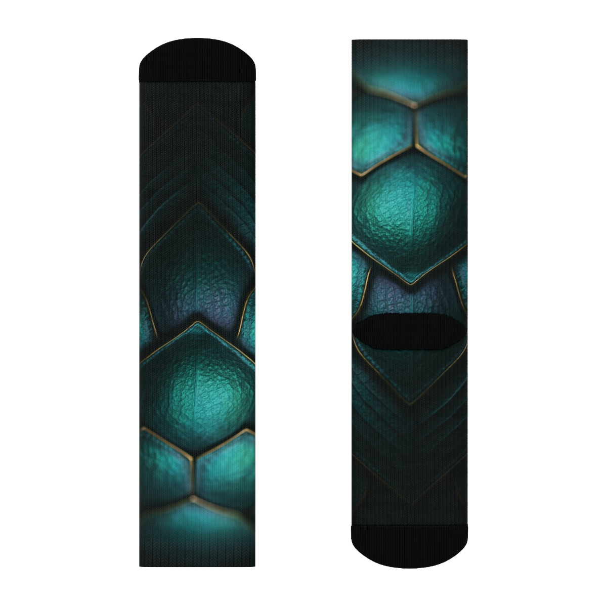 Iridescent Beetle Armor Mirage trendy colorful socks
