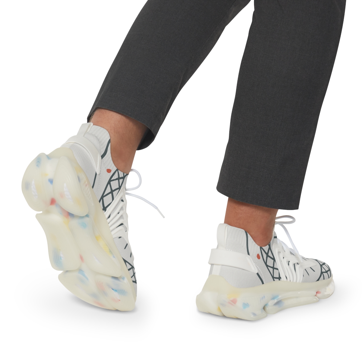 Minimal Starwheel Lattice comfortable running sneakers