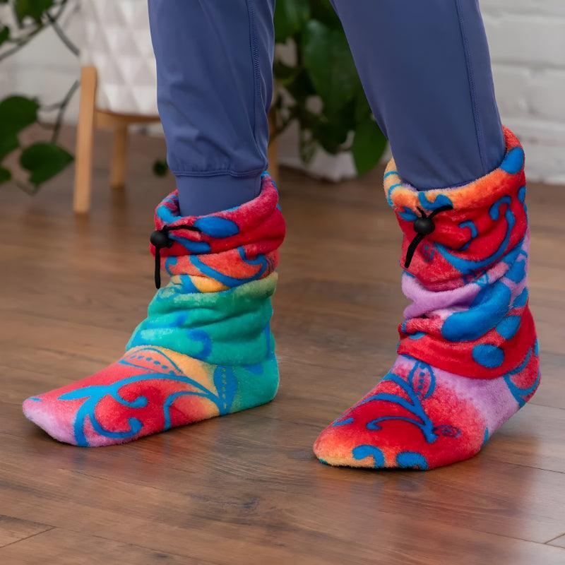 Plush Indoor Booties - Cozy Comfort for Every Step - Cloud Cushion Slides
