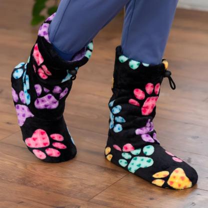 Plush Indoor Booties - Cozy Comfort for Every Step - Cloud Cushion Slides