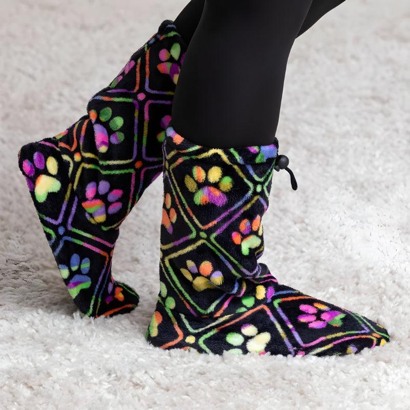 Plush Indoor Booties - Cozy Comfort for Every Step - Cloud Cushion Slides