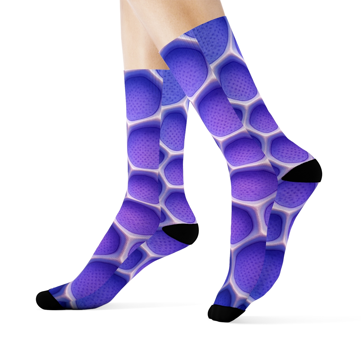 Hex Tesserae Starfoam trendy colorful socks
