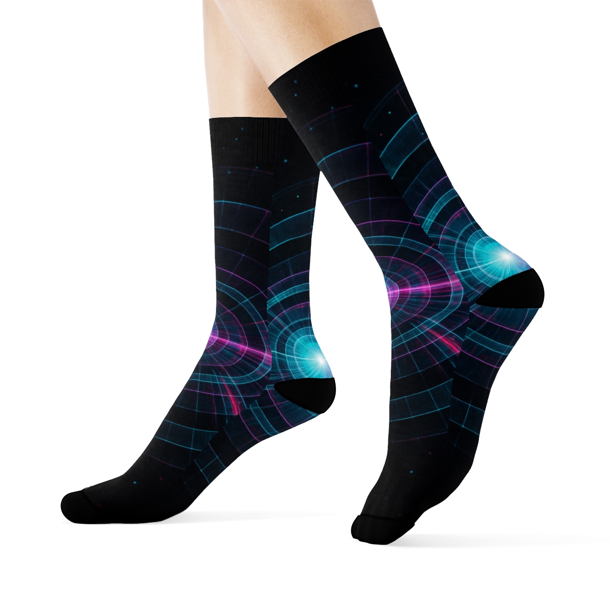 Polarization Pulse Of The Mantis Shrimp trendy colorful socks