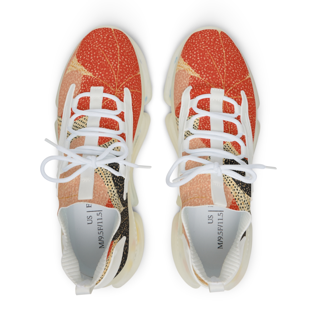 Camellia Dot Loom Cascade stylish casual sneakers