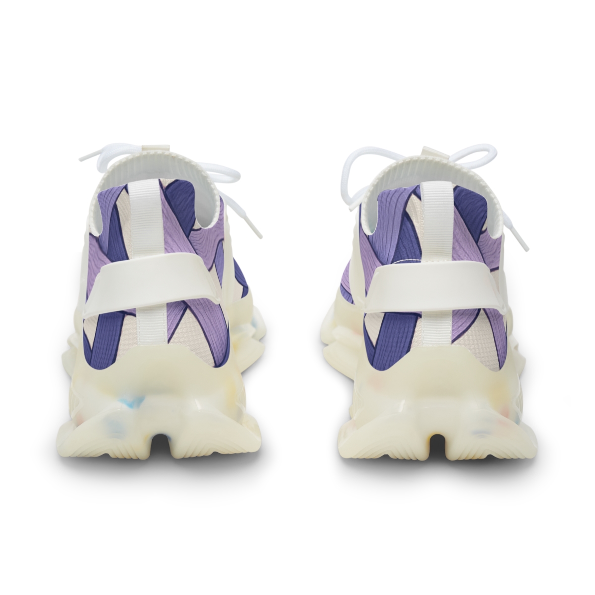 Orchid Ribbon Lattice comfortable running sneakers