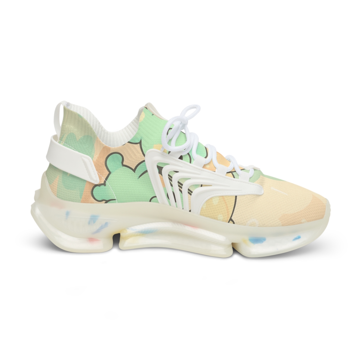 Pastel Umbrella Frog Parade designer branded sneakers