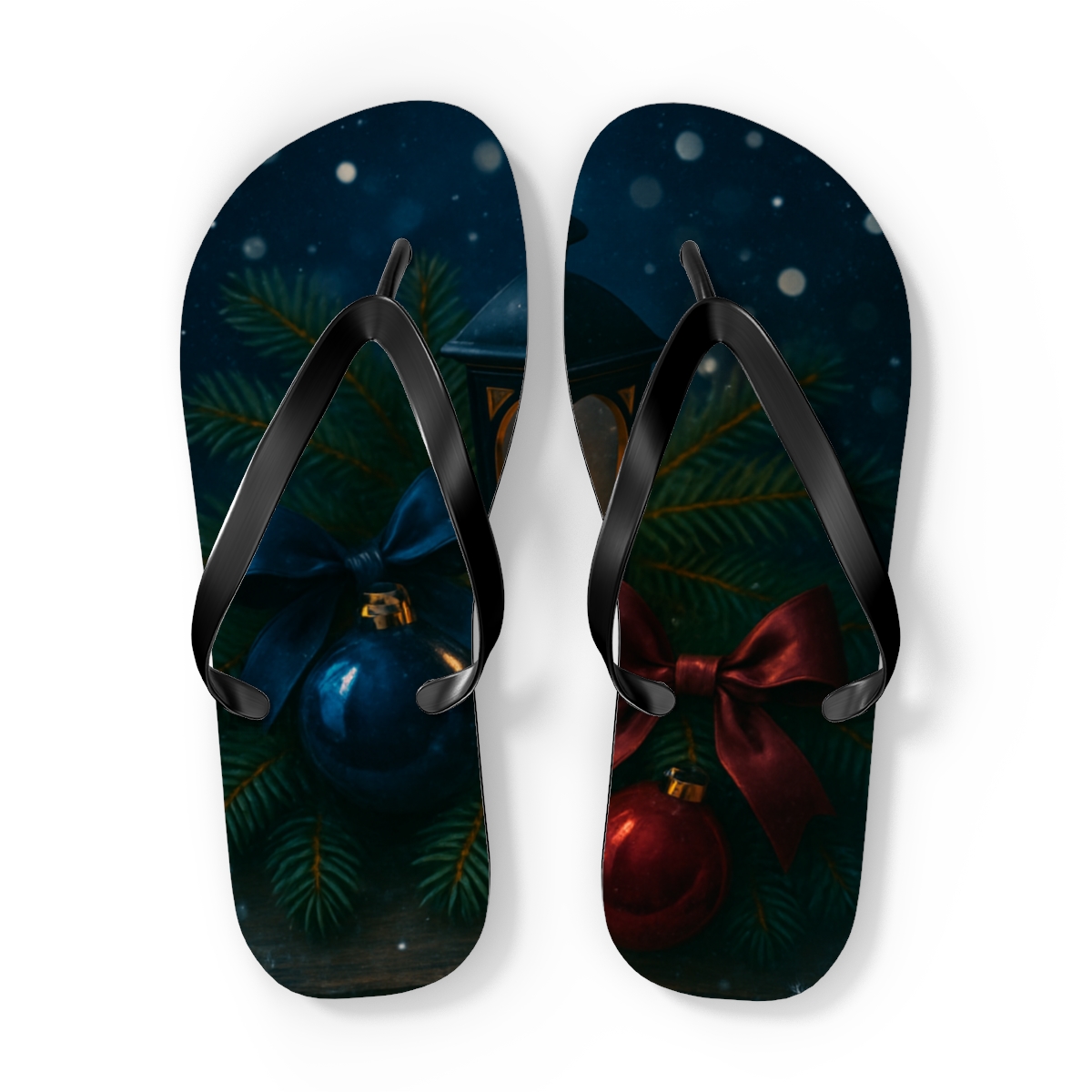 Midwinter Ornament Aurora stylish summer flip flops