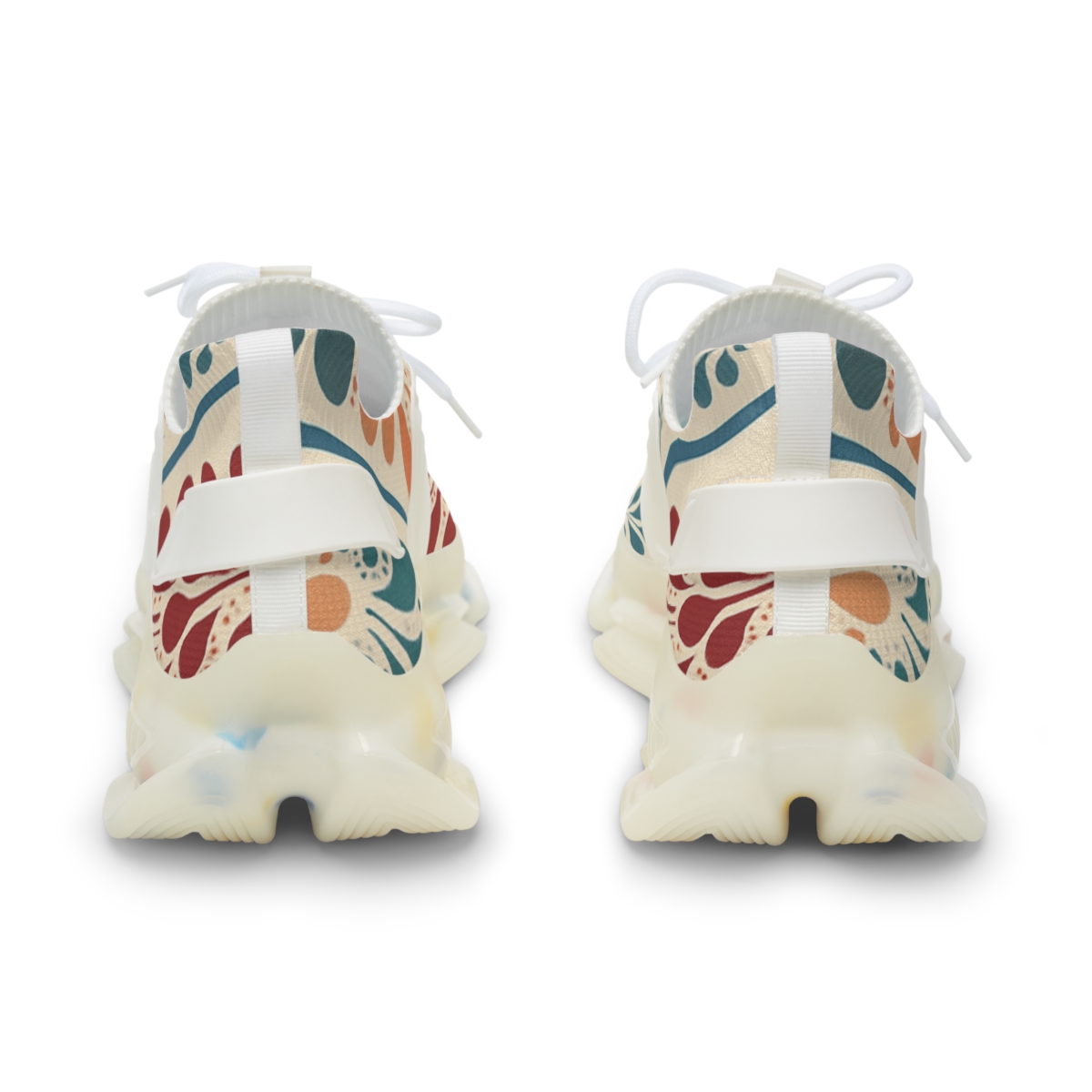 Fractal Bloom Stripe Sequence stylish casual sneakers