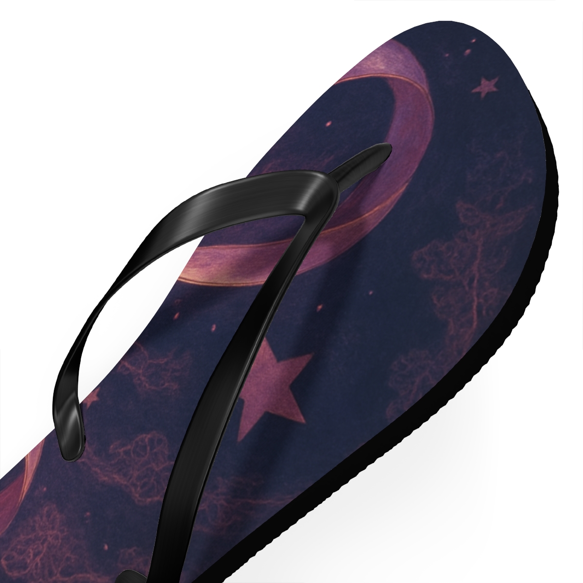 Valentine Aurora Ribbon Night soft sole flip flops
