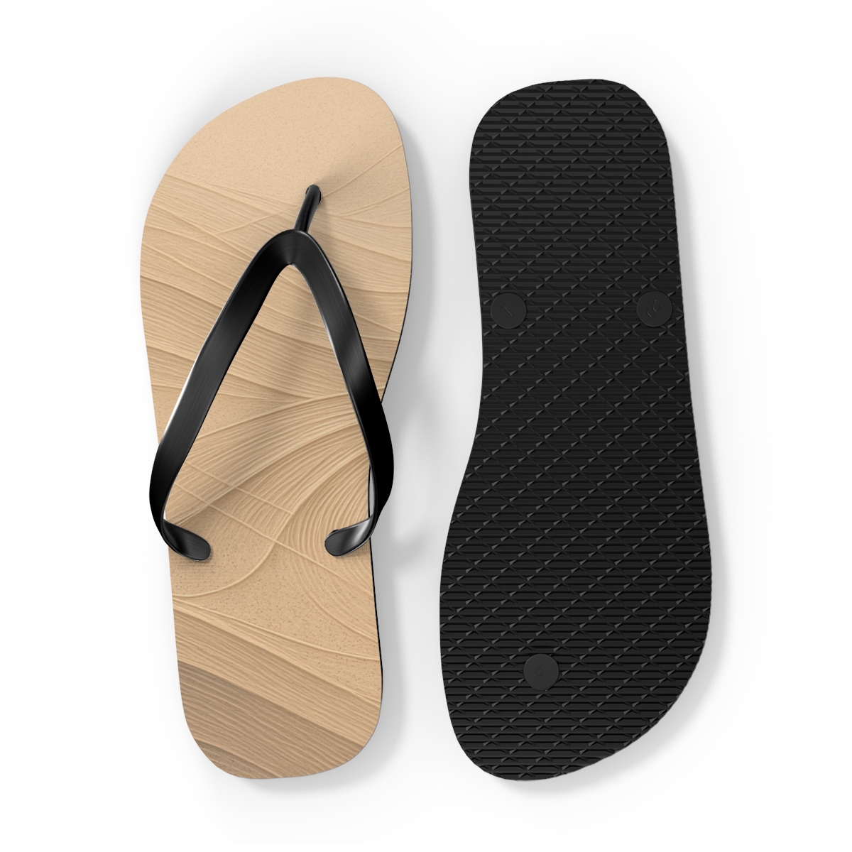 Wind Arc Silt Weave unique graphic flip flops