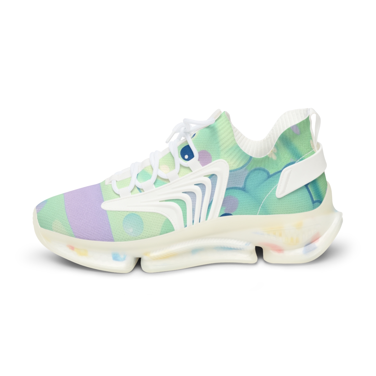 Bubble Bear Parade personalized athletic sneakers