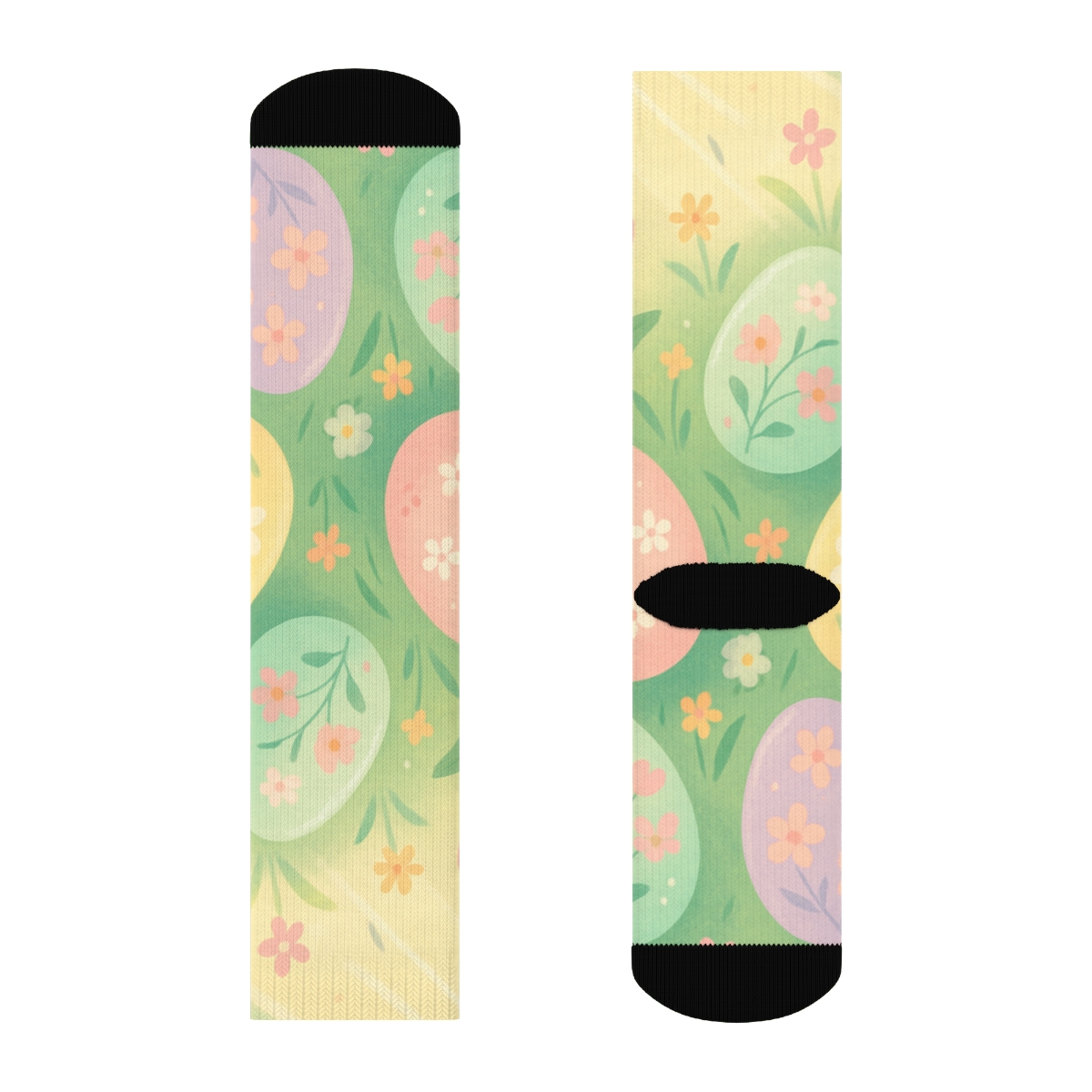 Spring Egg Meadow Dream personalized cozy socks