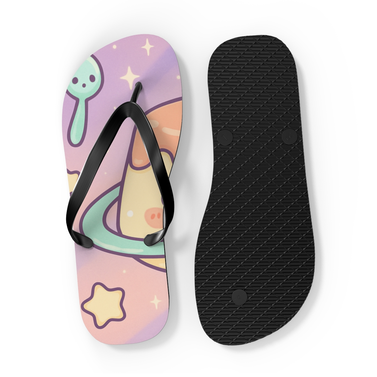 Sleepy Planet Pudding Parade stylish summer flip flops