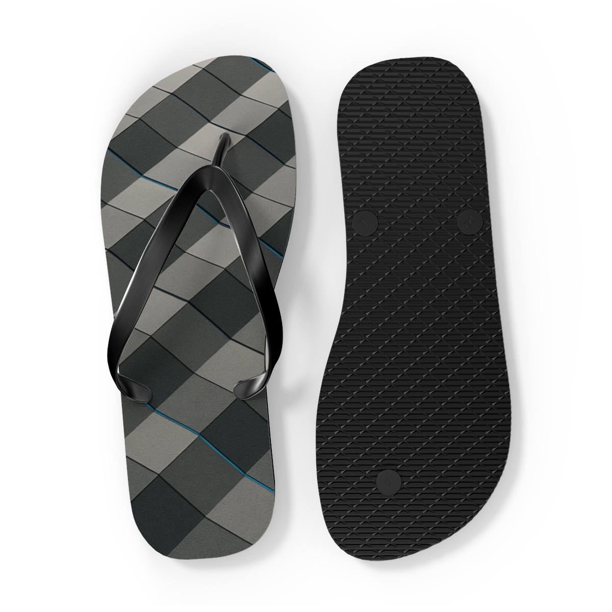 Quadrant Shear Grid stylish summer flip flops