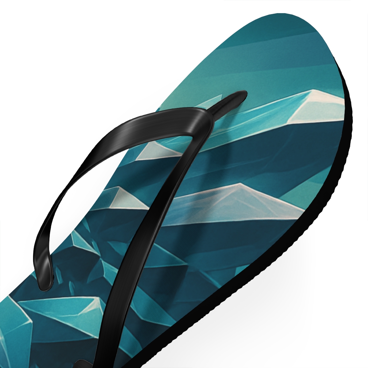 Mineral Facet Prism Drift colorful rubber flip flops