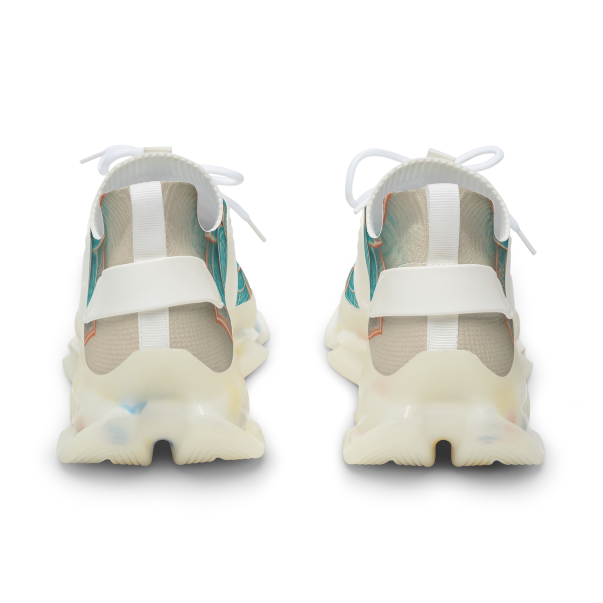 Turquoise Bloom Harmony Sneakers