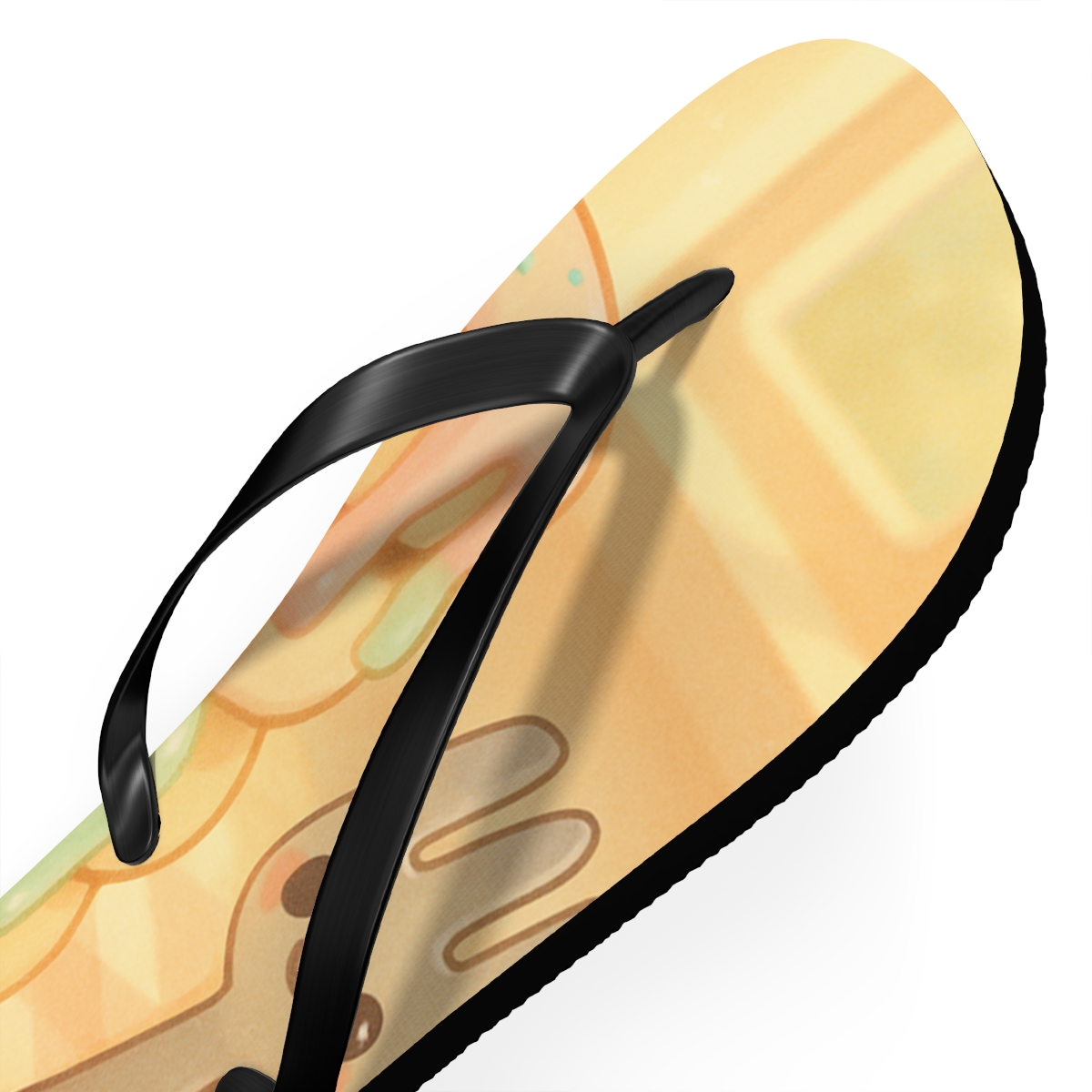 Peachy Pancake Pals comfortable casual flip flops