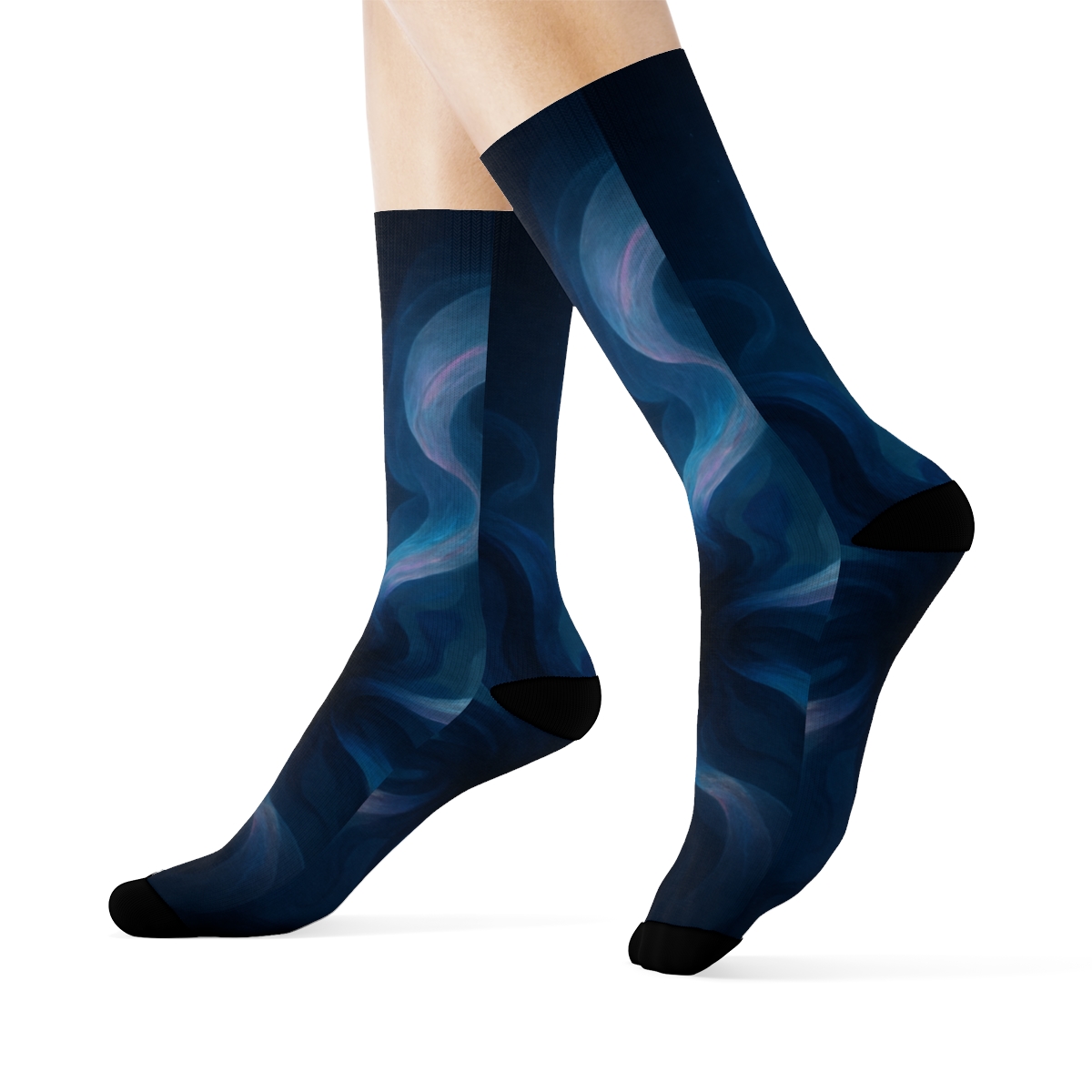 Octopus Ink Aurora Veil designer logo socks
