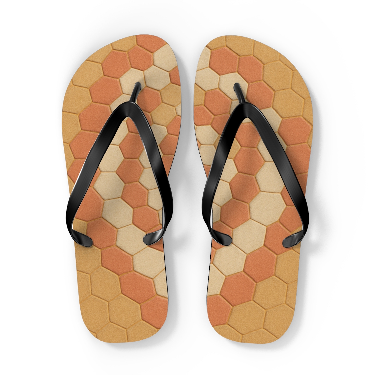Honeycomb Harmony Flip Flops