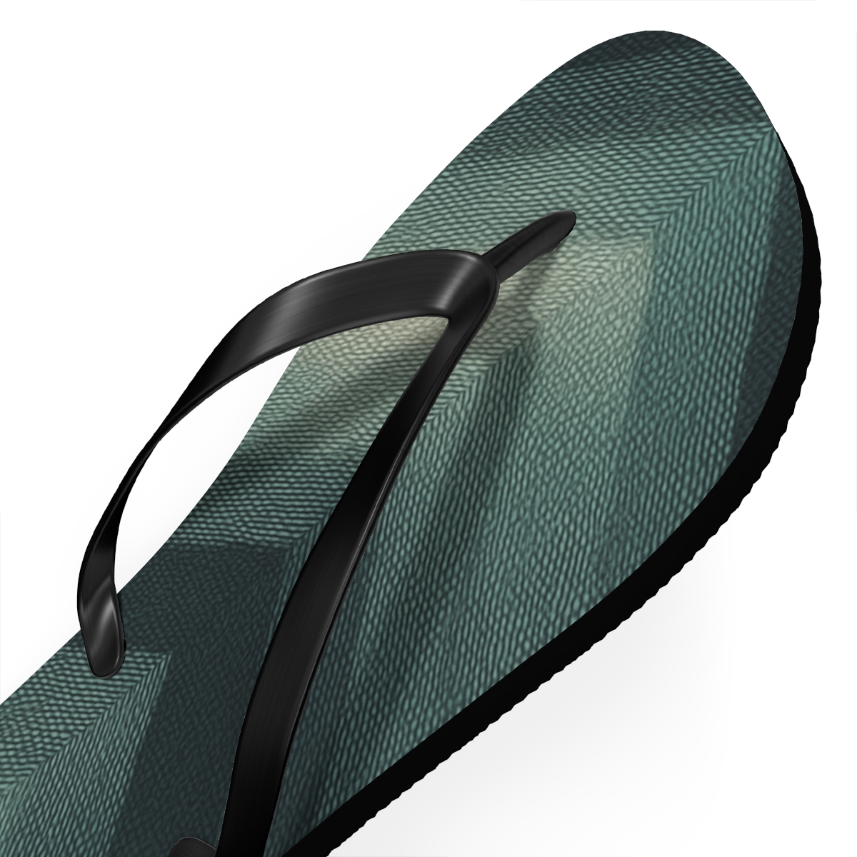 Moire Chevron Lattice trendy printed flip flops