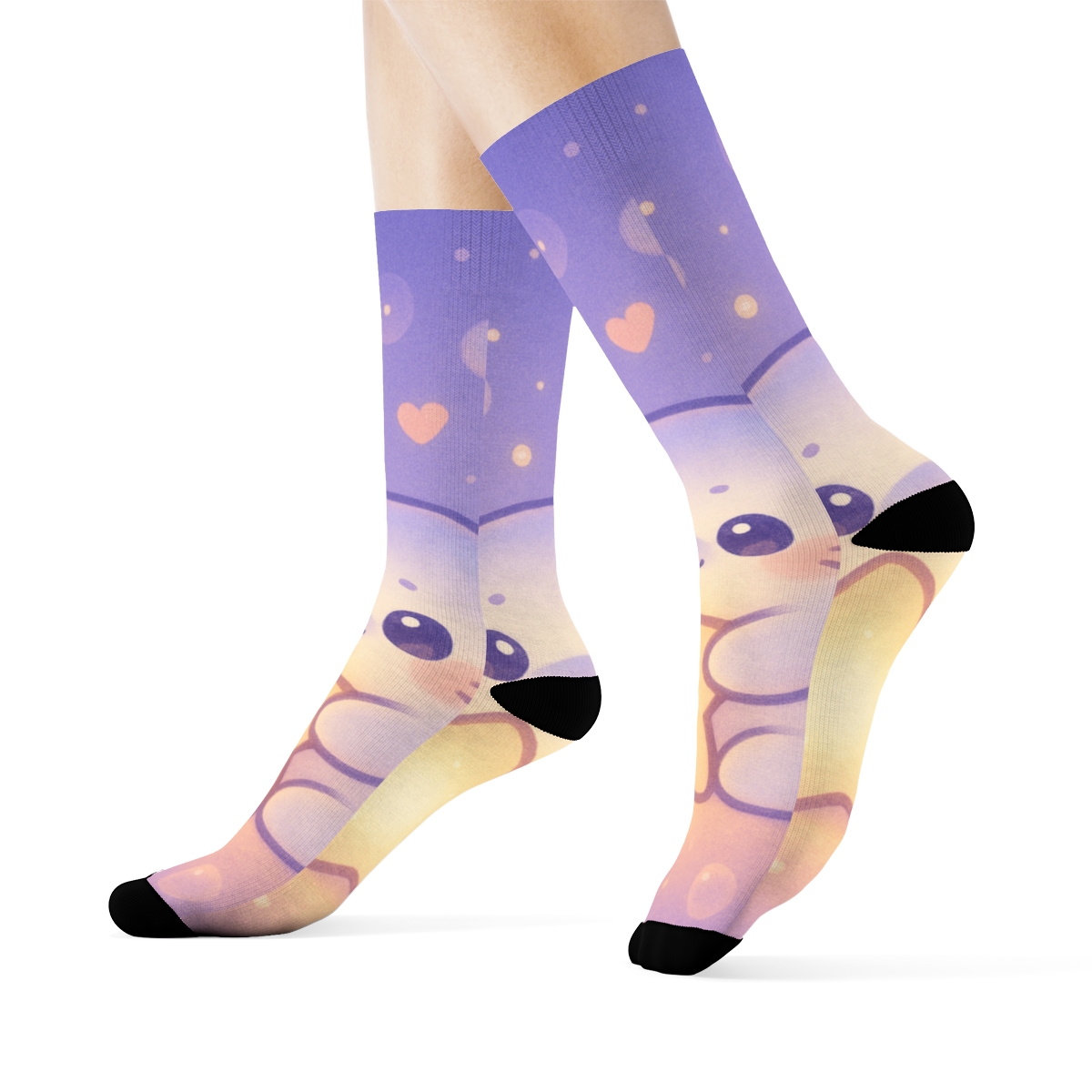 Pastel Lantern Seal Snuggles comfortable cotton socks