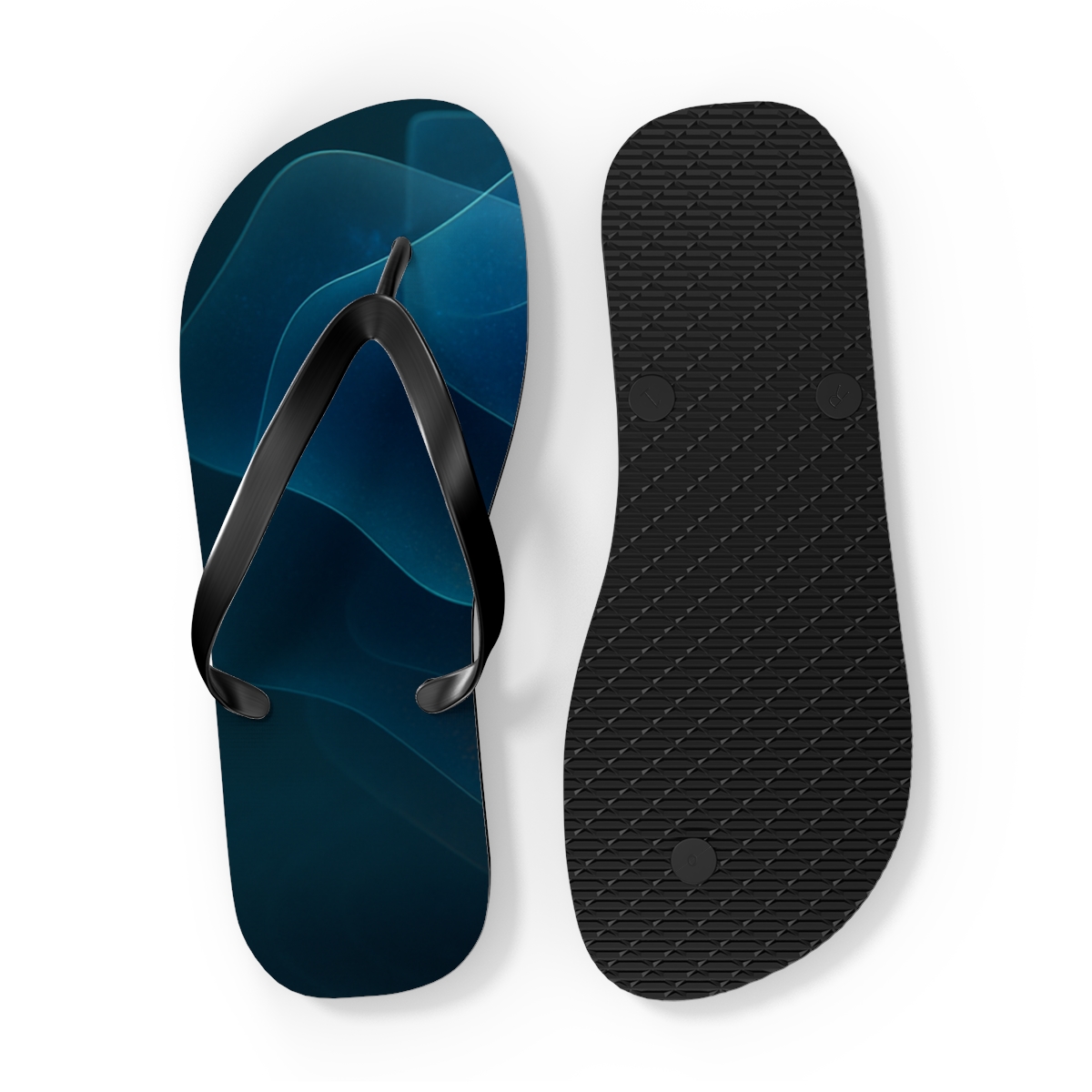 Cuttlefish Chromatic Cipher unique graphic flip flops