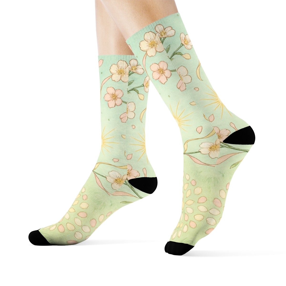 Spring Equinox Ribbon Constellation designer logo socks