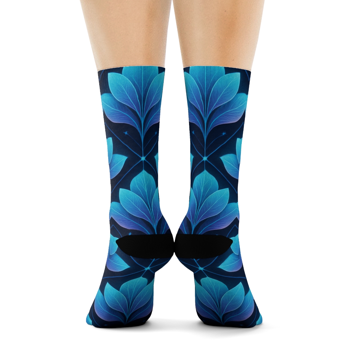 Orchid Tessellation Pulse personalized cozy socks
