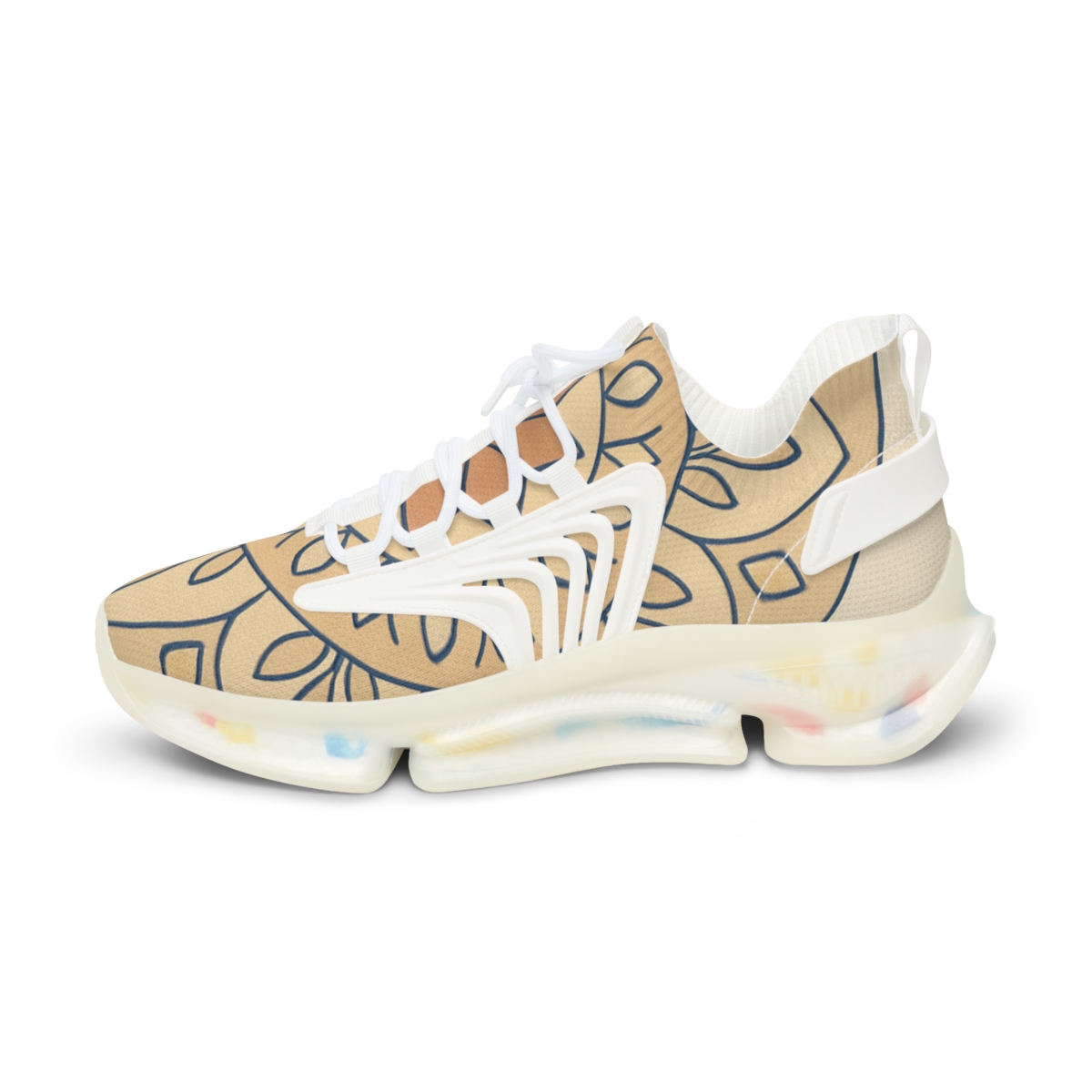 Desert Prism Rosette trendy fashion sneakers