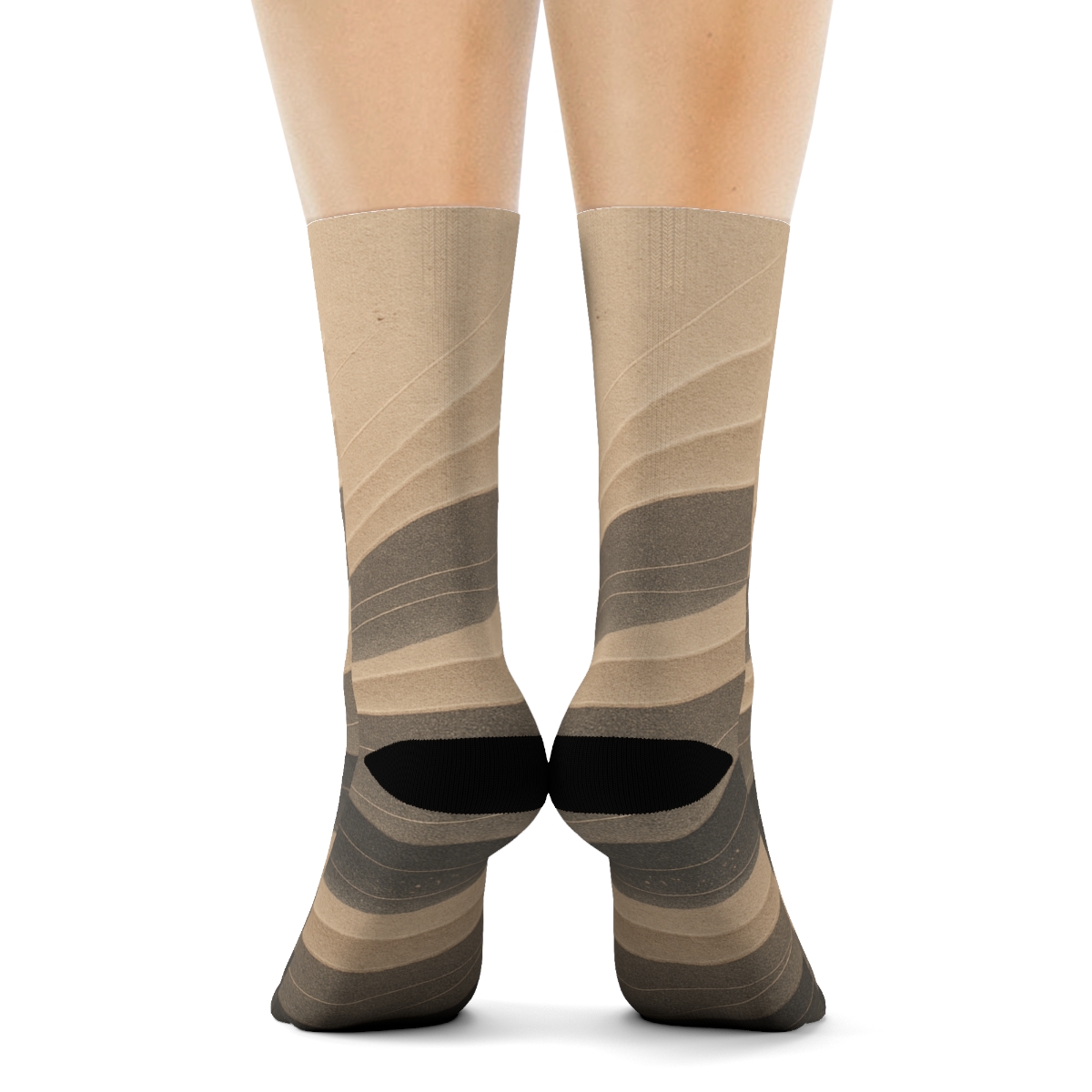 Wind Sculpted Ripple Veil trendy colorful socks