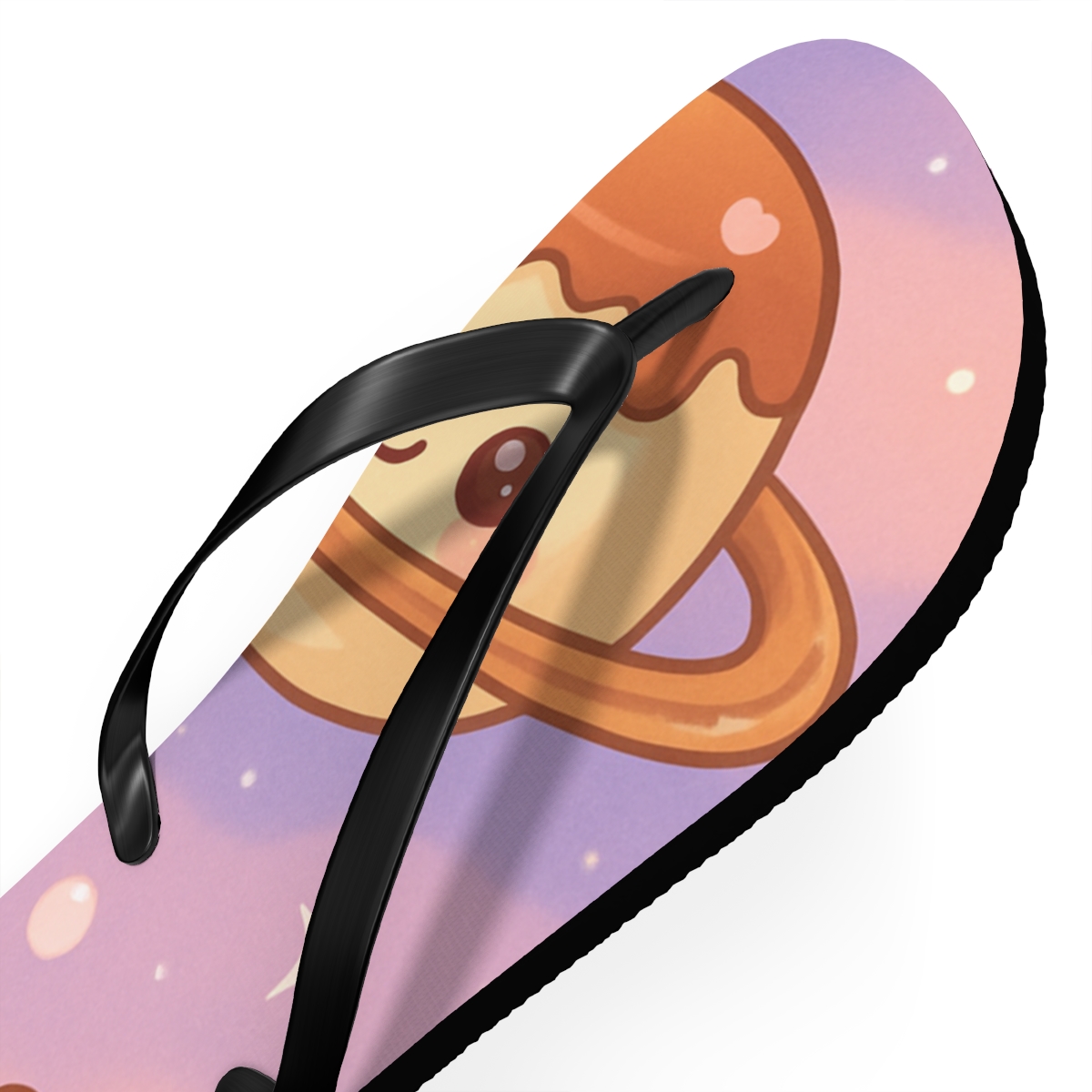 Cosmic Pudding Planet Pals trendy printed flip flops