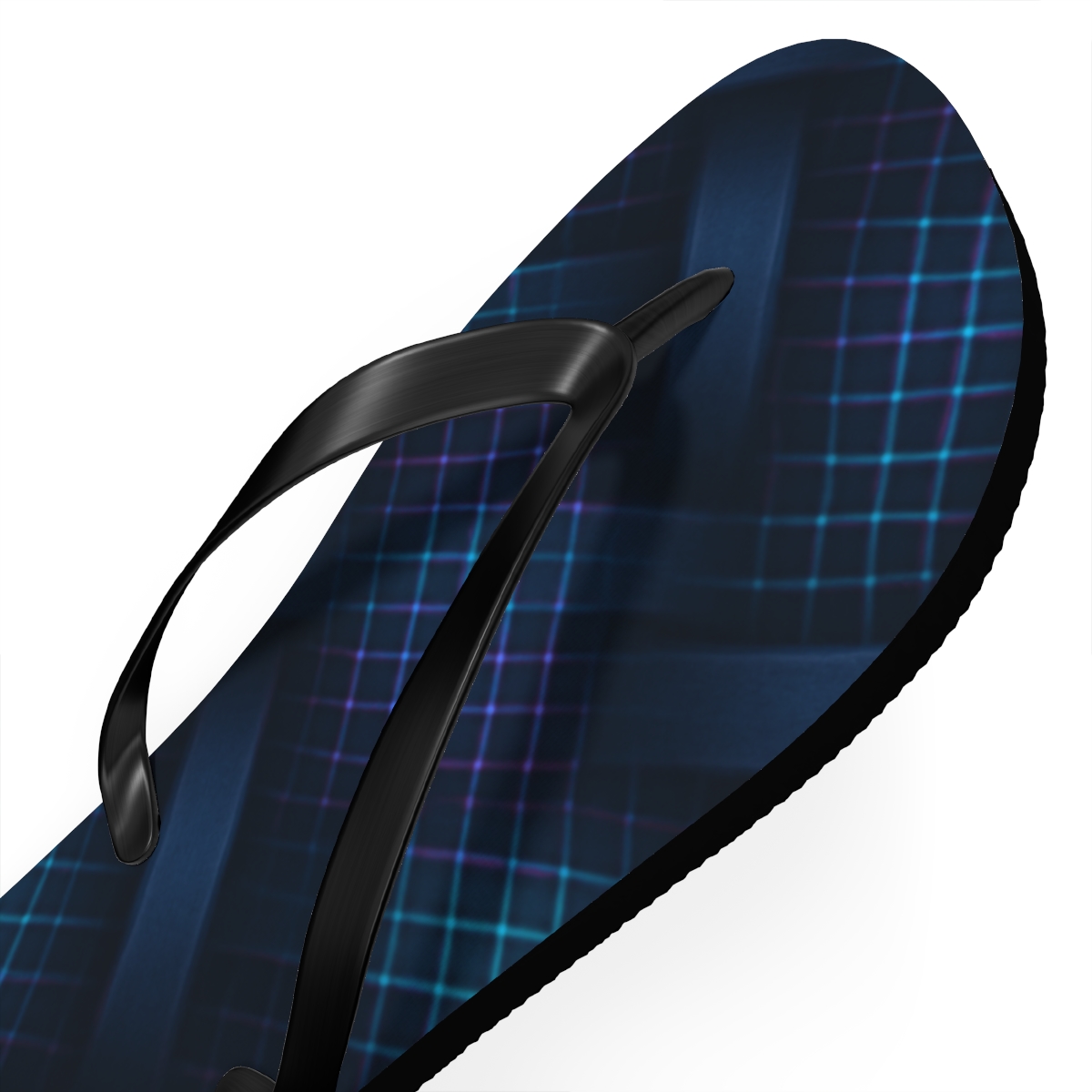 Moire Orbit Weave custom flip flops